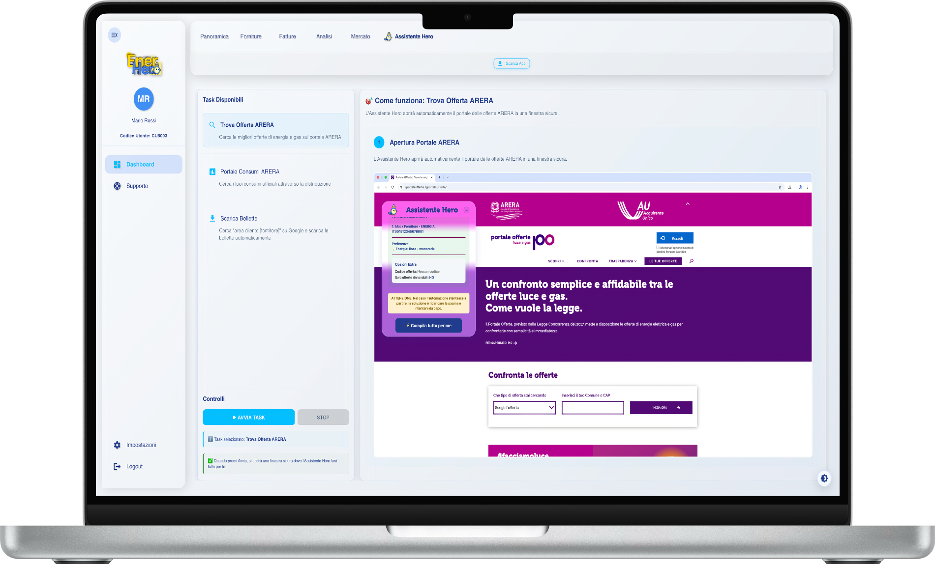 OffertaSuperPartes - software EnerHero
